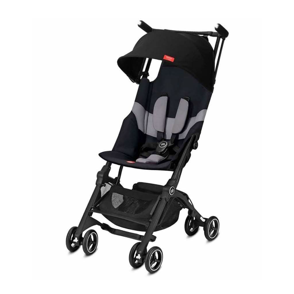 GB Pockit Plus All-Terrain Stroller-Single Strollers-gb-Velvet Black-ANB Baby Store