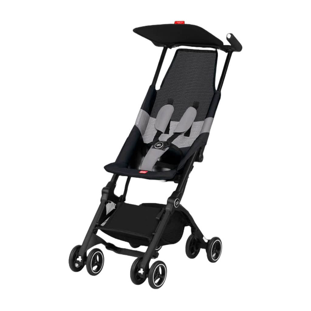 GB Pockit Air All-Terrain Stroller-Single Strollers-gb-Velvet Black-ANB Baby Store