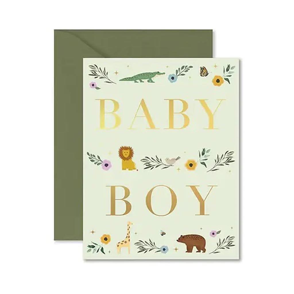 Ginger P. Designs Baby Storybook Greeting Card-Gifts-Ginger P. Designs-Baby Boy Storybook-ANB Baby Store