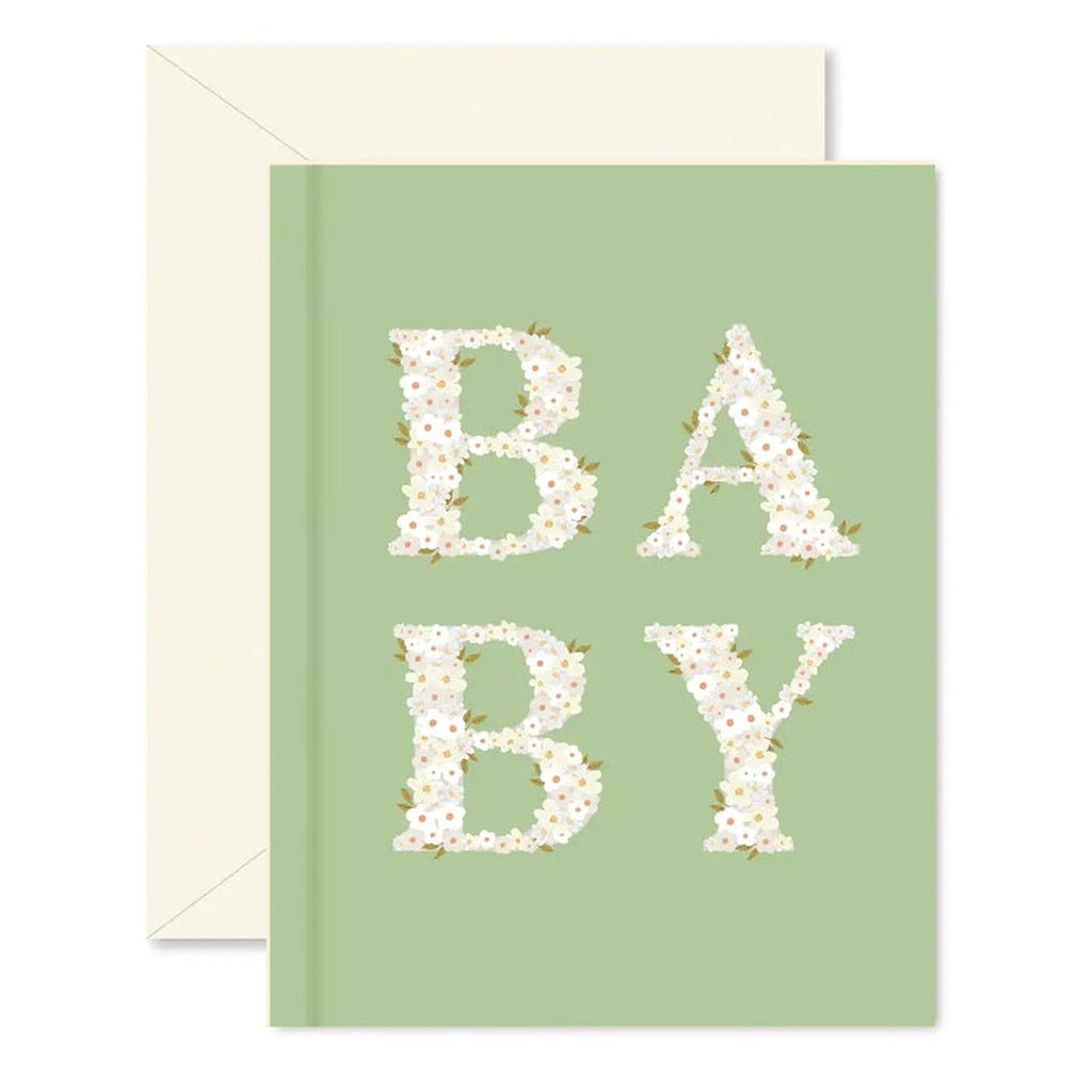 Ginger P Designs Spring Green Baby Greeting Card_1 - ANB Baby