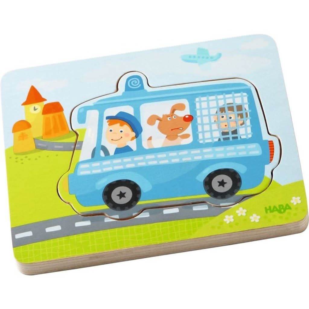 Haba Wooden Puzzle Emergency-Puzzles & Games-HABA-ANB Baby Store