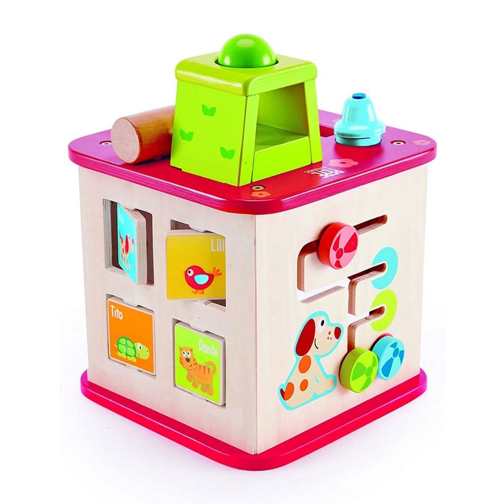 HAPE Friendship Activity Cube-Baby Toys-Hape-Friendship Activity Cube-ANB Baby Store