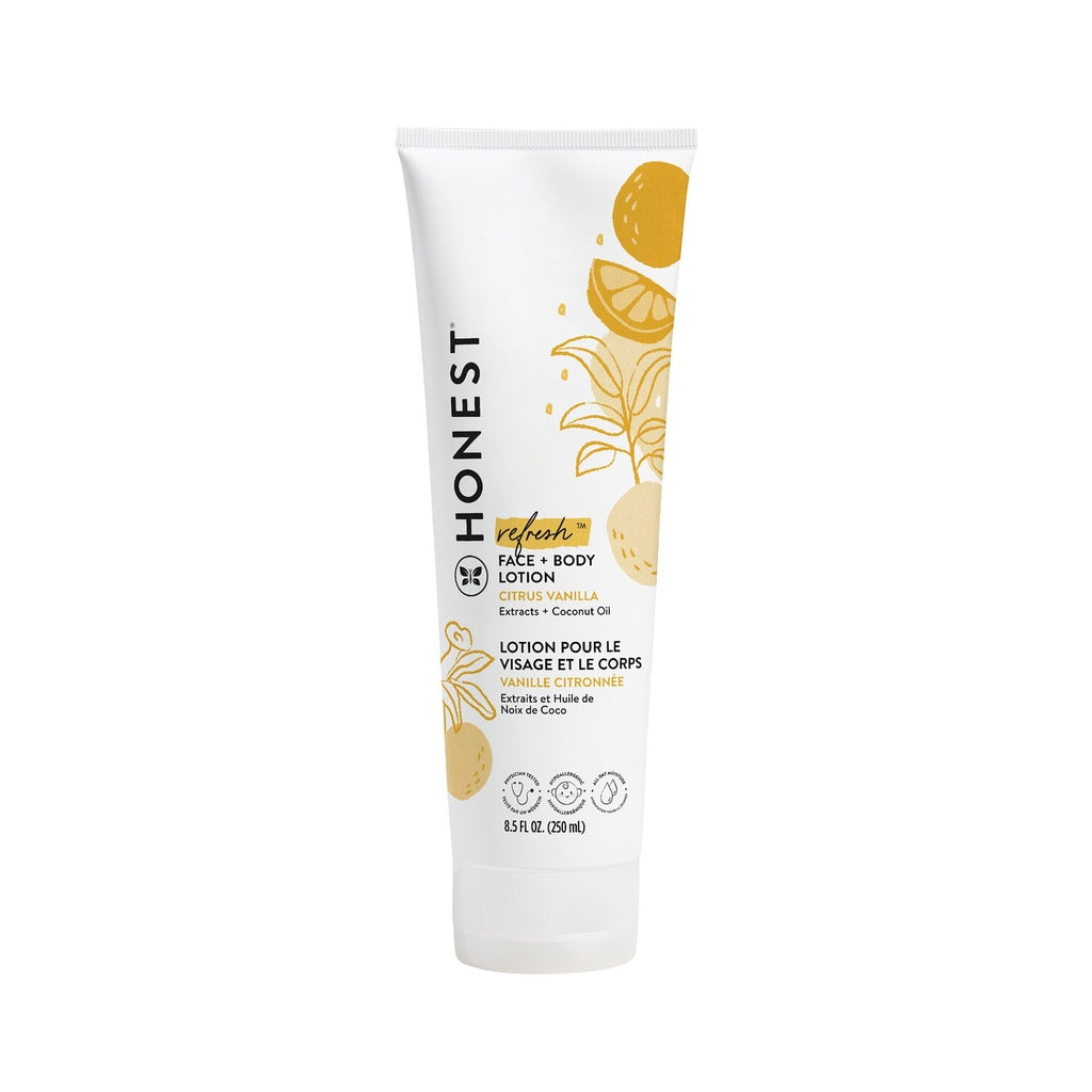 Honest Face + Body Lotion-Diapering-Honest-Refresh: Citrus Vanilla-ANB Baby Store