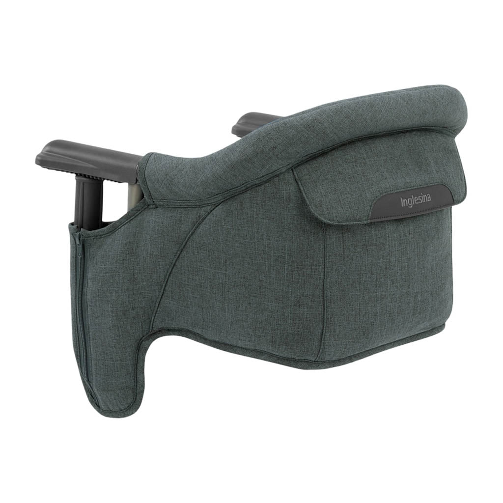 Inglesina Fast Table Chair with Clear Fast Dining Tray Plus-Charcoal Melange_3 - ANB Baby