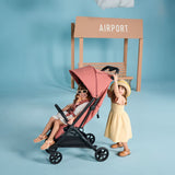 Inglesina Quid 3 Travel Stroller, Aurora Pink_2 - ANB Baby
