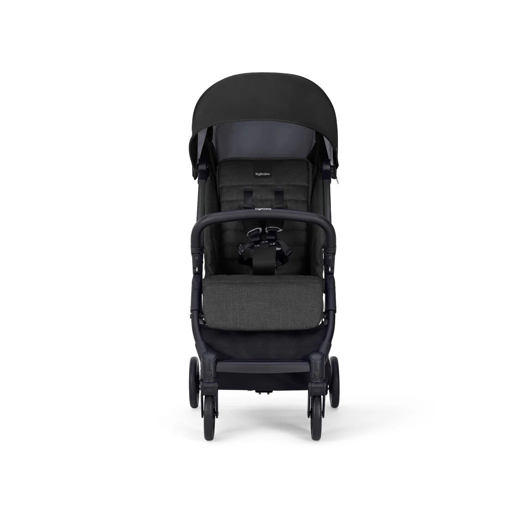 Inglesina Quid Lightweight, Foldable & Compact Baby Stroller, Puma Black front - ANB Baby