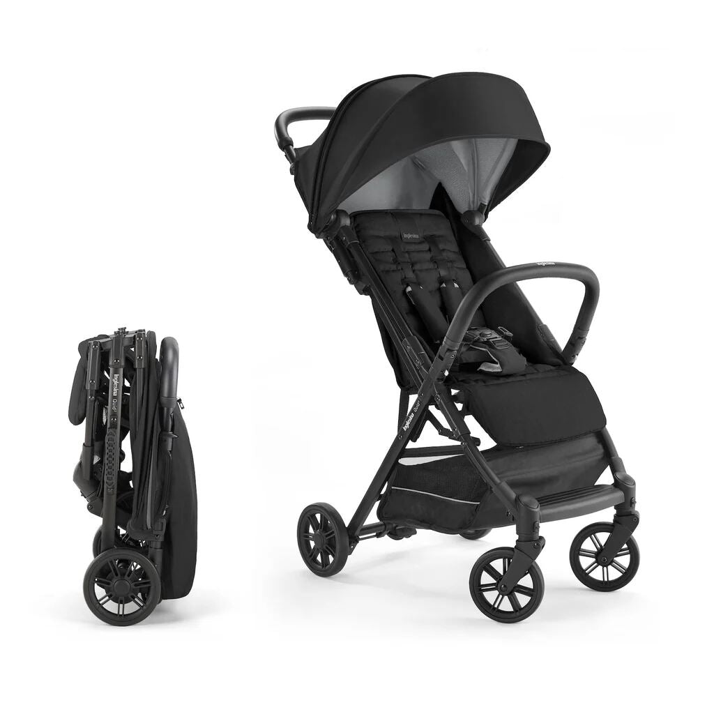 Inglesina Quid Lightweight, Foldable & Compact Baby Stroller, Puma Black side - ANB Baby