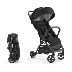 Inglesina Quid Lightweight, Foldable & Compact Baby Stroller, Puma Black side - ANB Baby