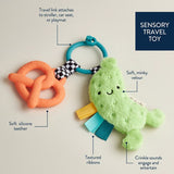 Itzy-Ritzy-Plush-Pal-with-Silicone-Teether,-Pickle_3 - ANB Baby
