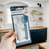 Itzy-Ritzy-Sweetie-Looped-Spoon-&-Fork-Set,-Blue_3 - ANB Baby