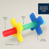 Itzy-Ritzy-Teensy-Tubes-Silicone-Teething-Chew-Tube,-Rainbow_8 - ANB Baby