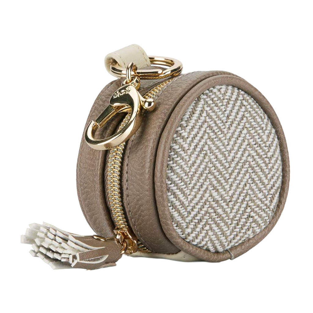 Itzy Ritzy Diaper Bag Charm Pod, Pacifier Case-Pacifiers & Accessories-Itzy Ritzy-Vanilla Latte-ANB Baby Store
