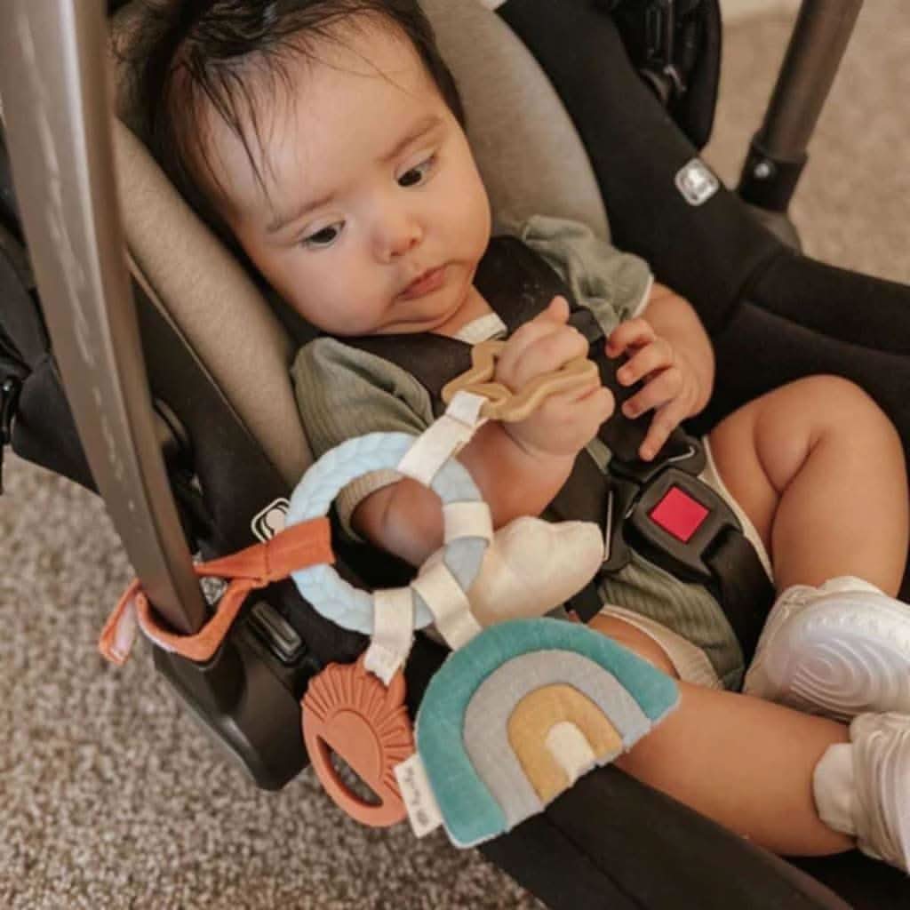 Itzy Ritzy Bitzy Busy Ring Teething Activity Toy-Rainbow_13 - ANB Baby