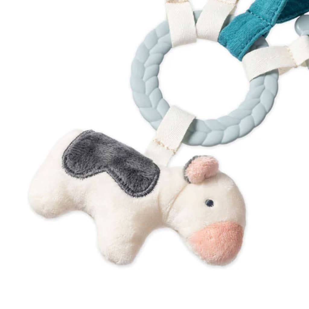 Itzy Ritzy Bitzy Busy Ring Teething Activity Toy, Farm (2)  - ANB Baby