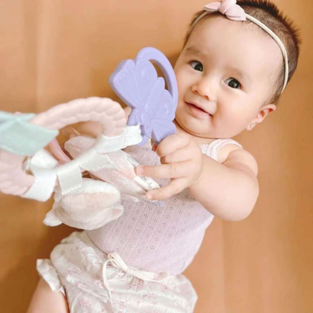 Itzy Ritzy Bitzy Busy Ring Teething Activity Toy, Pastel(15)  - ANB Baby