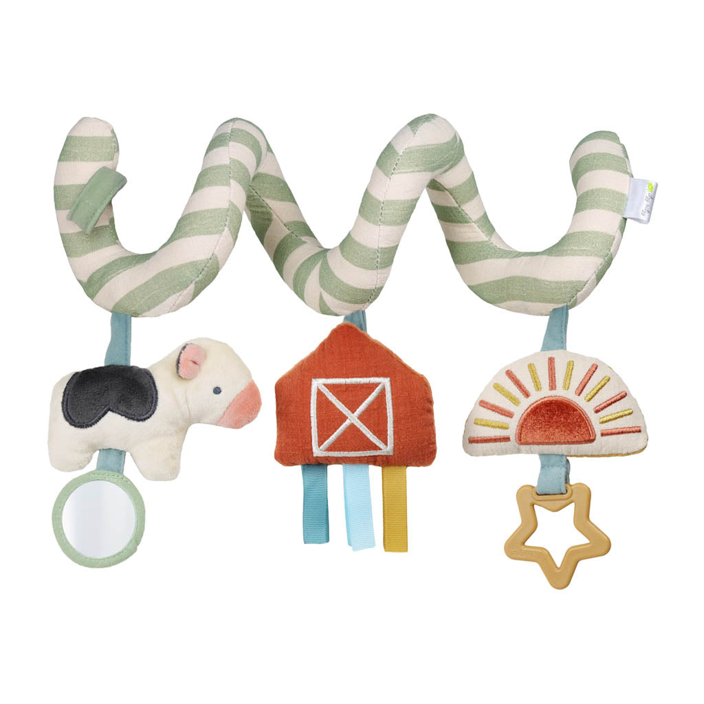 Itzy Ritzy Bitzy Spiral Activity Toy-Stroller & Car Seat Toys-Itzy Ritzy-Farm-ANB Baby Store