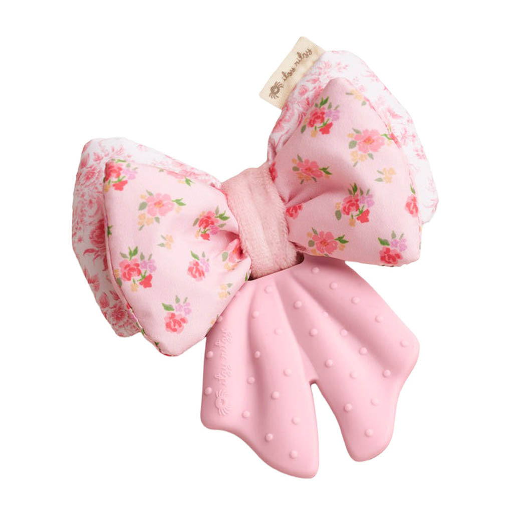 Itzy Ritzy Sweetie Crinkle Silicone Sensory Teether-Teething Toys-Itzy Ritzy-Pink Bow-ANB Baby Store