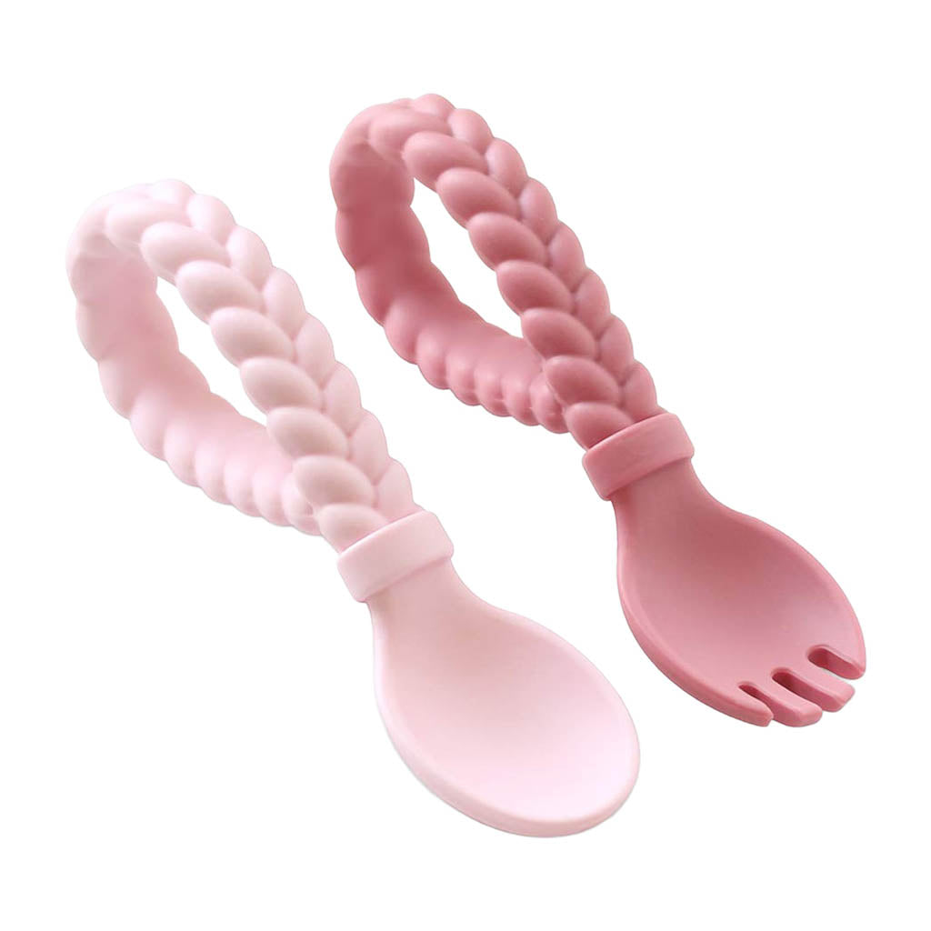 Itzy Ritzy Sweetie Looped Spoon and Fork Set_5 - ANB Baby