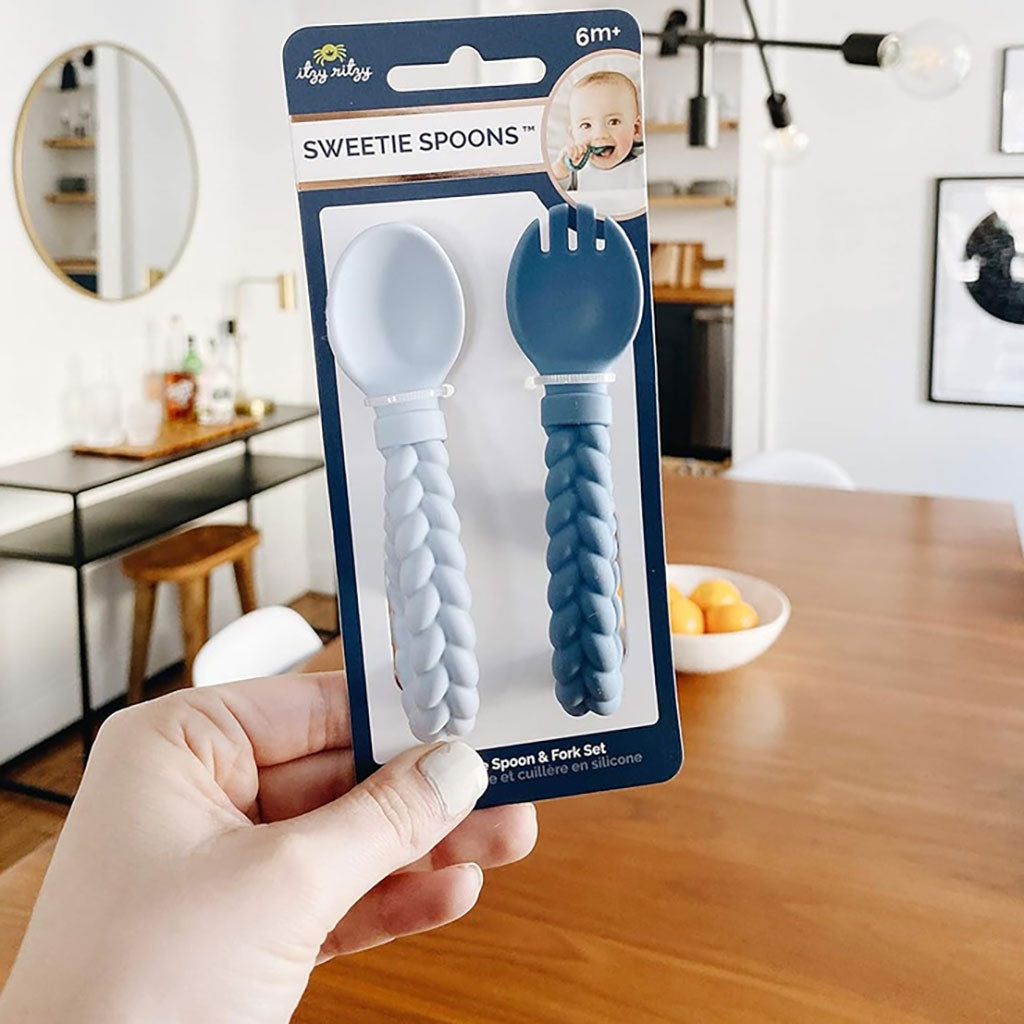 Itzy Ritzy Sweetie Looped Spoon and Fork Set_6 - ANB Baby