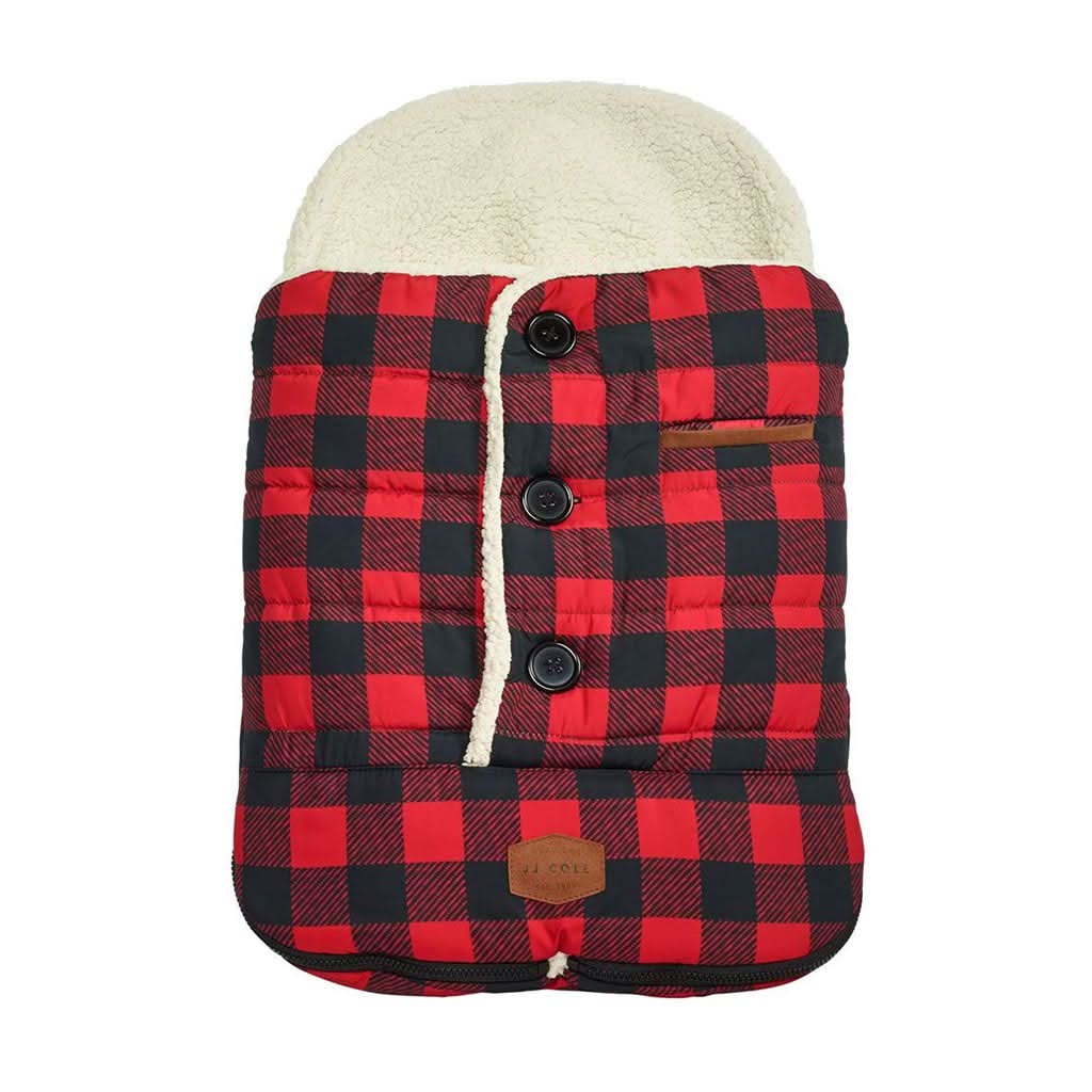 JJ Cole Infant Urban Bundle Me Car Seat & Stroller Cover-Car Seat Accessories-JJ Cole-Buffalo Check-ANB Baby Store
