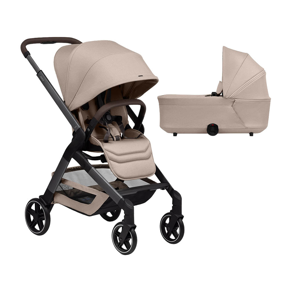 Joolz Hub2 Compact Stroller With Carrycot Sandy Taupe - ANB Baby