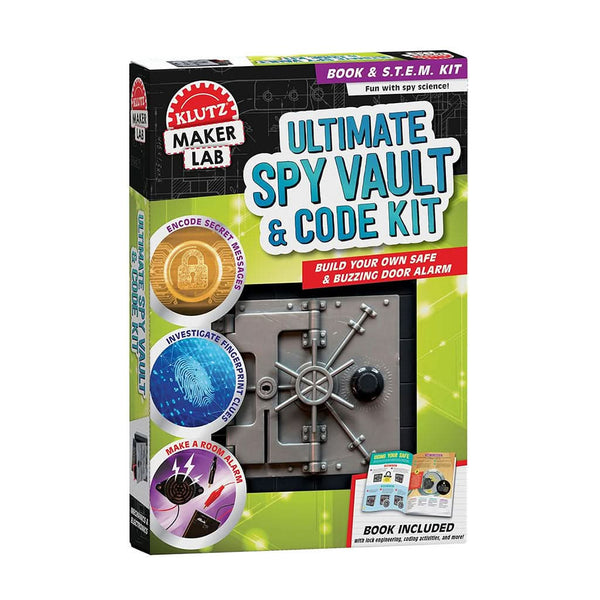Klutz Maker Lab: Ultimate Spy Vault & Code Kit