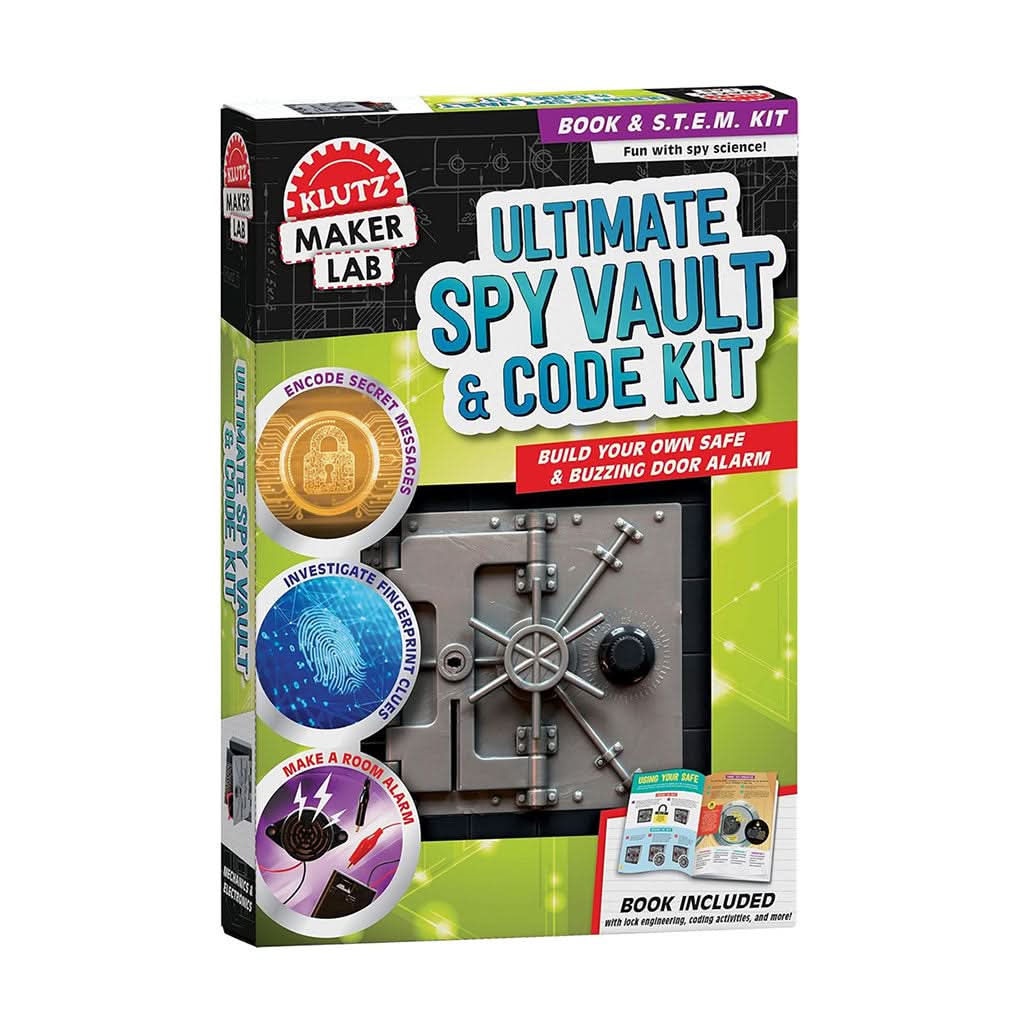 Klutz Maker Lab: Ultimate Spy Vault & Code Kit-Puzzles & Games-Klutz-ANB Baby Store