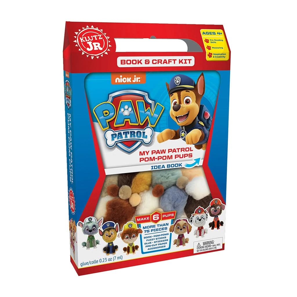 Klutz My Paw Patrol Pom-Pom Pups Jr. Craft Kit-Puzzles & Games-Klutz-ANB Baby Store