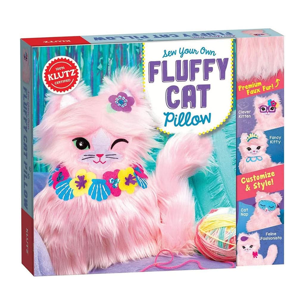 Klutz Sew Your Own Fluffy Cat Pillow Arts & Crafts-Puzzles & Games-Klutz-ANB Baby Store