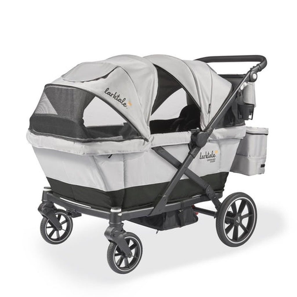 Larktale Caravan Coupe Quad Compact Stroller Wagon-Gray-Black_20 - ANB Baby