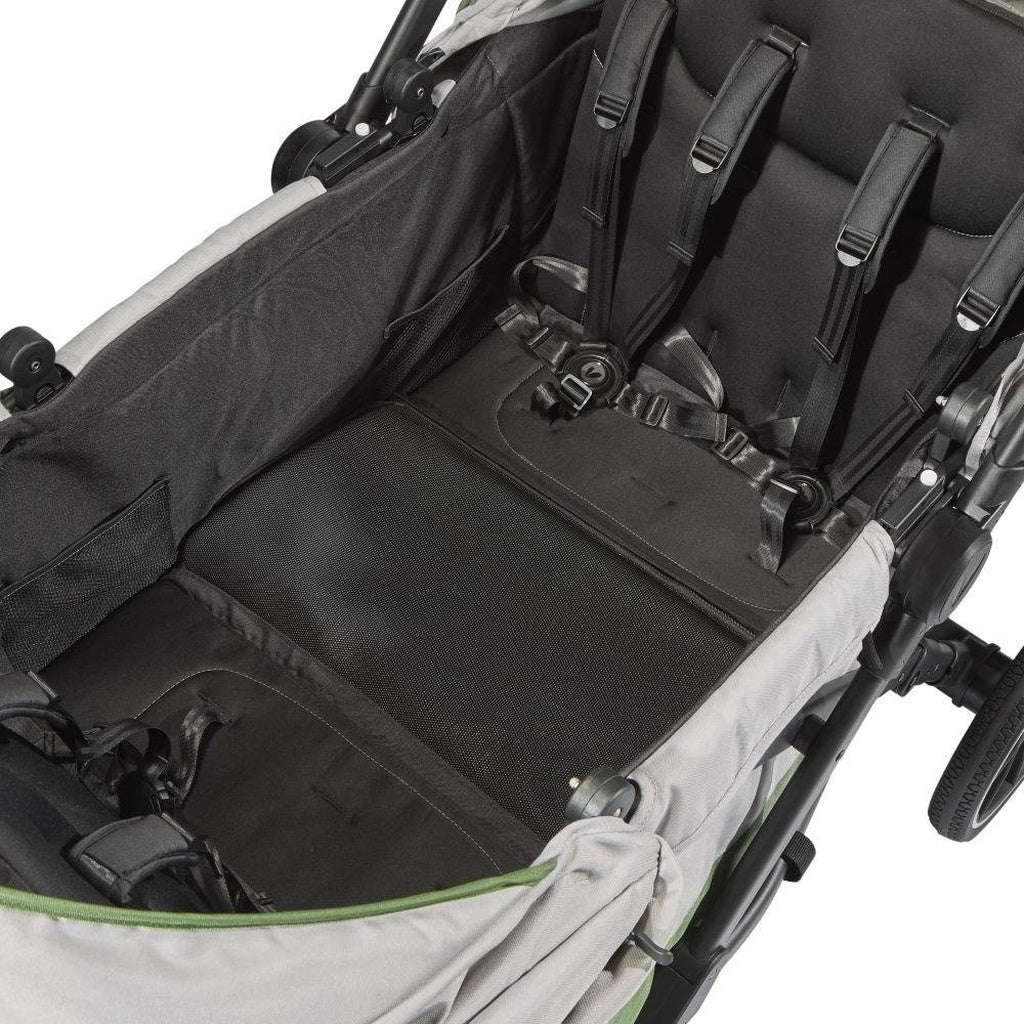 Larktale Caravan Coupe Quad Compact Stroller Wagon-Gray-Green_10 - ANB Baby