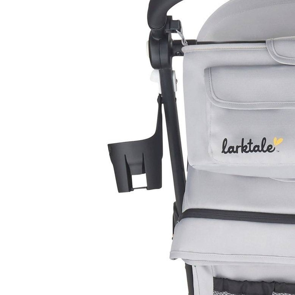 Larktale Caravan Coupe Quad Compact Stroller Wagon-Gray-Green_16 - ANB Baby