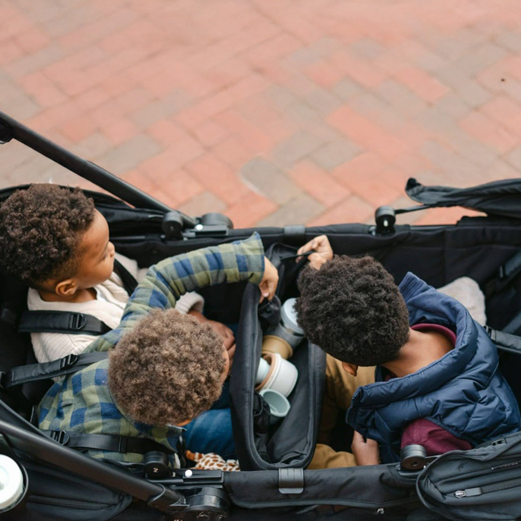 Larktale Caravan Coupe Quad Compact Stroller Wagon-Gray-Green_2 - ANB Baby