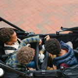 Larktale Caravan Coupe Quad Compact Stroller Wagon-Gray-Green_2 - ANB Baby