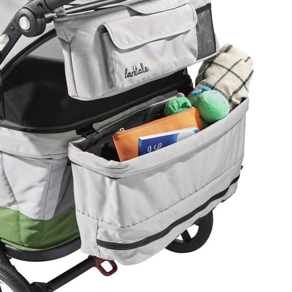 Larktale Caravan Coupe V2 Compact Stroller Wagon, Gray - Black_7 - ANB Baby