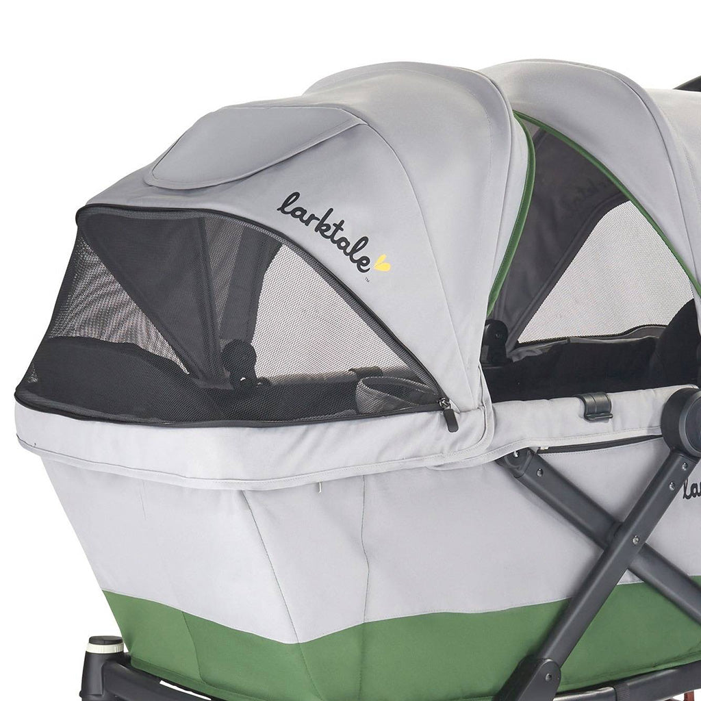 Larktale Caravan Coupe V2 Compact Stroller Wagon, Gray - Black_9 - ANB Baby