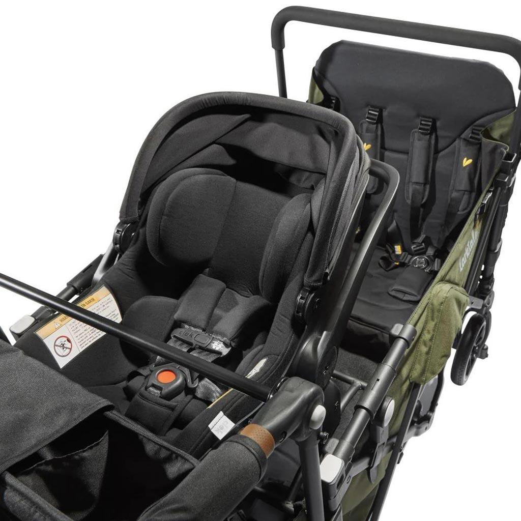 Larktale Caravan Quad Car Seat Adapter For Maxi Cosi, Nuna & Clek-Car Seat Accessories-Larktale-Black-ANB Baby Store