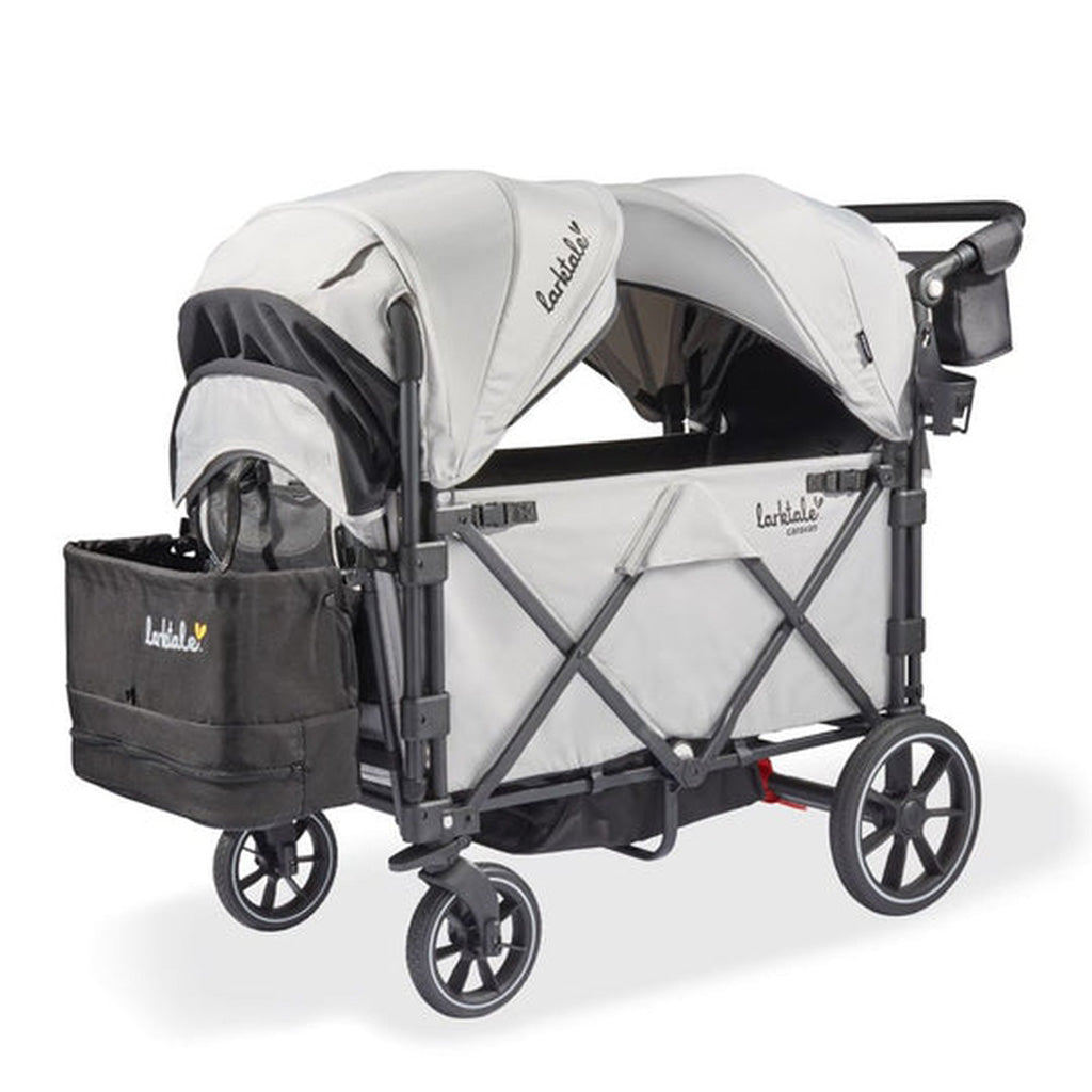 Larktale Caravan V3 Stroller Wagon-Stroller Wagons-Larktale-Avalon Grey-ANB Baby Store