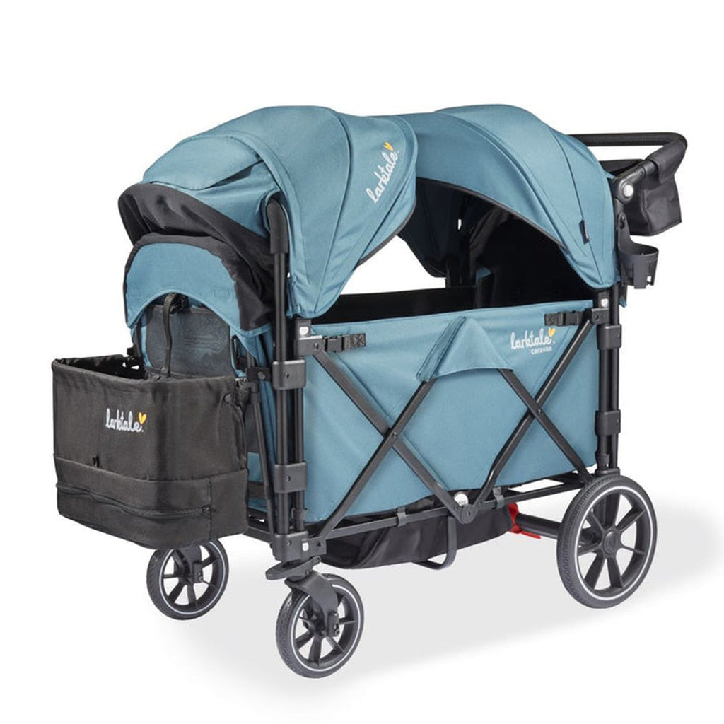 Larktale Caravan V3 Stroller Wagon-Stroller Wagons-Larktale-Seaford Blue - Available End Of June-ANB Baby Store