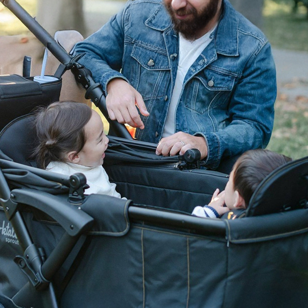 Larktale Sprout V2 Size Adjustable Stroller Wagon-Byron Black_24 - ANB Baby