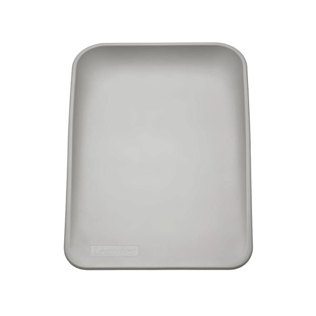 Leander-Matty-Changer,-Pearl-Grey,-Front - ANB BABY