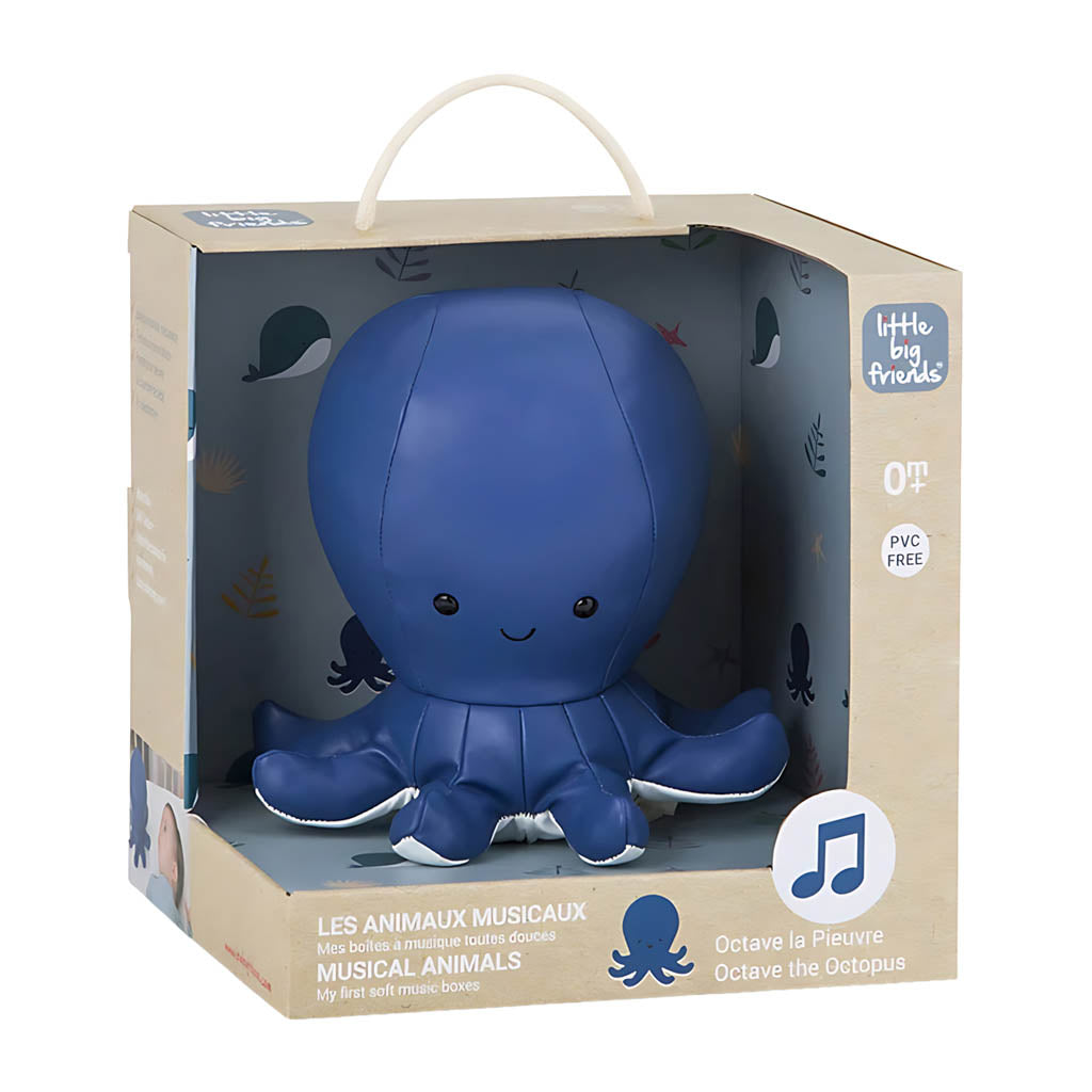 Little Big Friends Octave The Octopus Soft Music Box_3 - ANB Baby