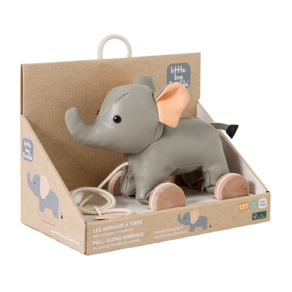 Little Big Friends Vincent The Elephant Pull Along_6 - ANB Baby