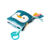 Little Big Friends 2-in-1 Soft Activity Book, Ocean Animals, Main - ANB Baby