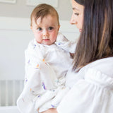 Lulujo Bamboo Swaddle-Hummingbirds_2 - ANB Baby
