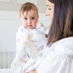 Lulujo Bamboo Swaddle-Hummingbirds_2 - ANB Baby