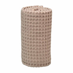 Lulujo Cotton Waffle Blanket-Sand_3 - ANB Baby