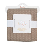 Lulujo Cotton Waffle Blanket-Sand_5 - ANB Baby