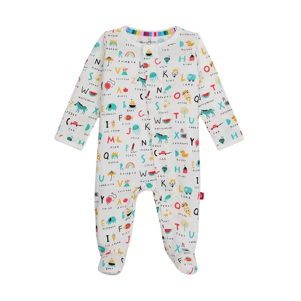Magnetic Me ABC Love Modal Magnetic Footie-Clothing-Magnetic Me-Newborn-ANB Baby Store