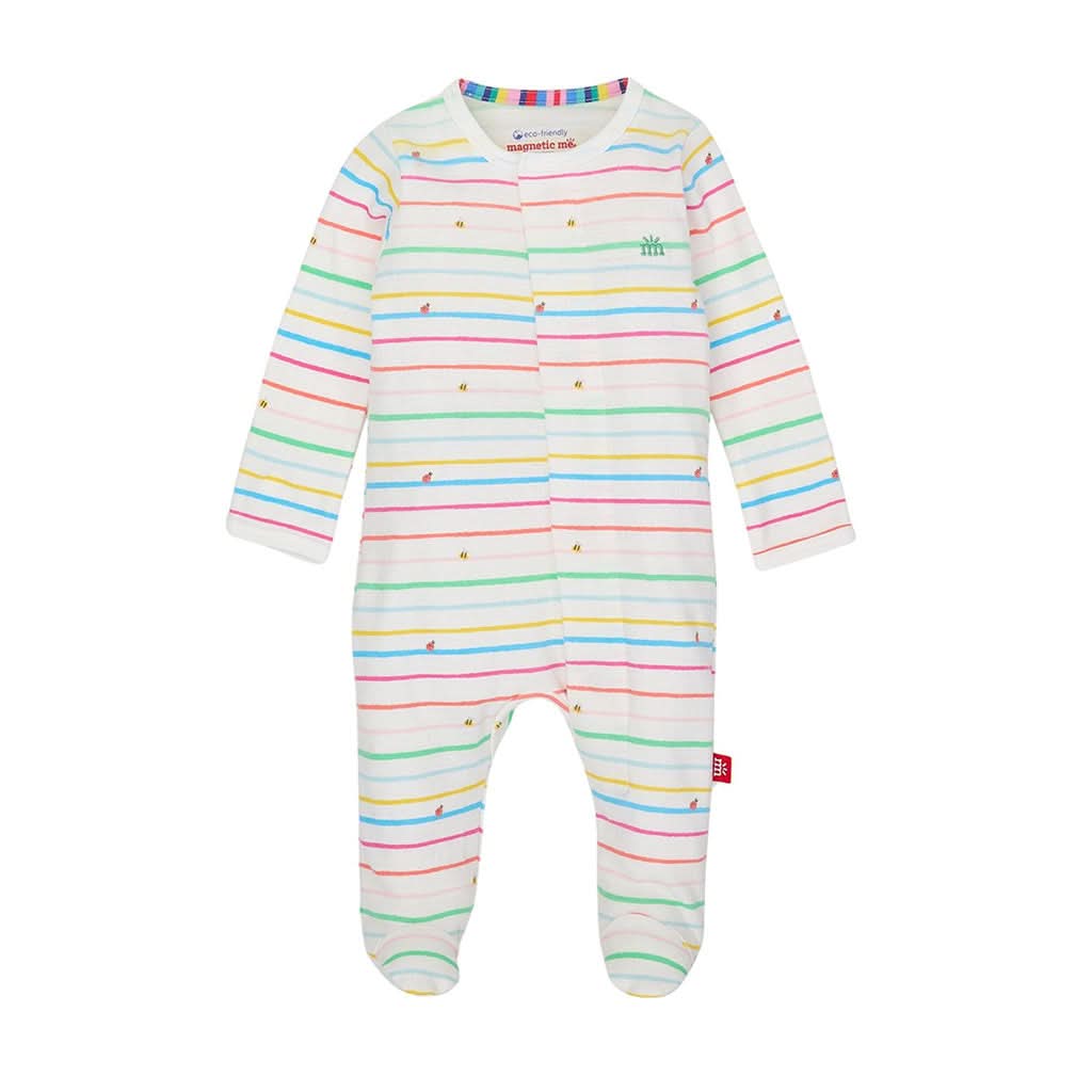 Magnetic Me Rainbow Road Organic Cotton Magnetic Footie-Clothing-Magnetic Me-0 - 3 Months-ANB Baby Store